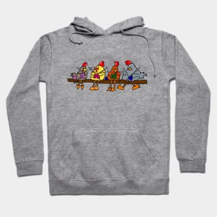 Knitting Chickens Hoodie